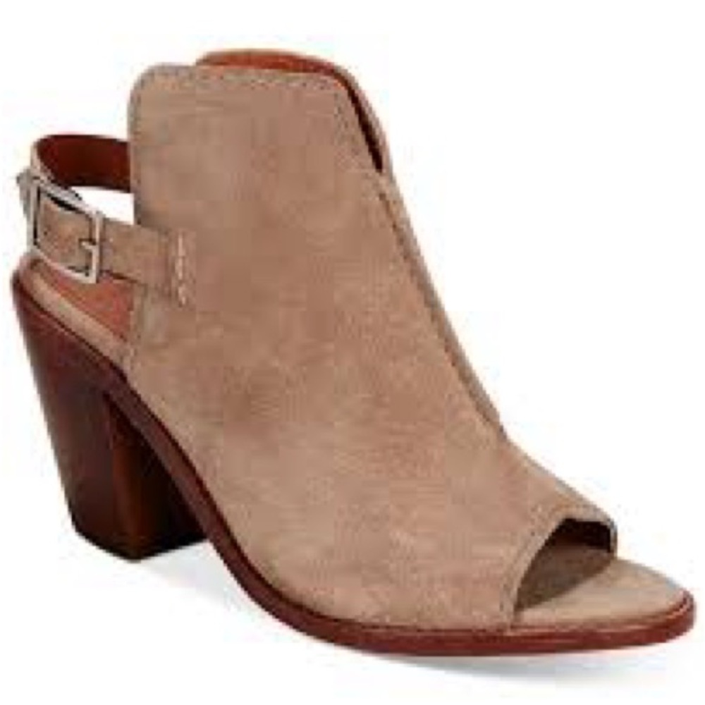 Frye Tan Suede Courtney Sling